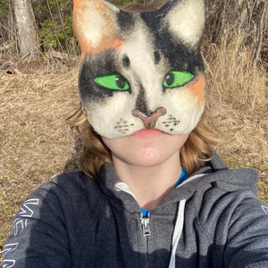 Calico Therian Cat Mask 