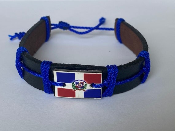 Dominikanische Republik Lederarmband Cool Flagge Armband Etsy