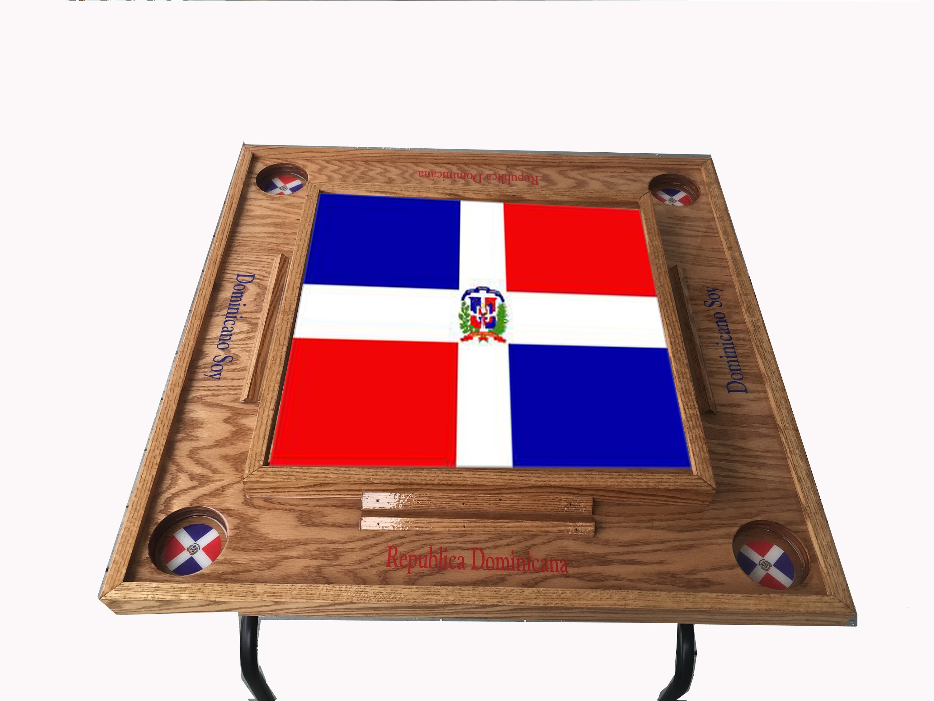 Dominican Republic Flag Domino Table full Etsy