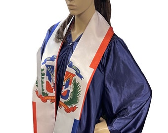 Dominican Republic Graduation Stole - Dominican Republic Flag Sash