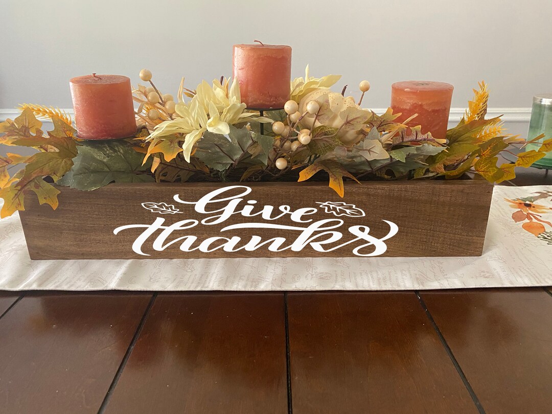 Wooden Rustic Centerpiece Box - Etsy