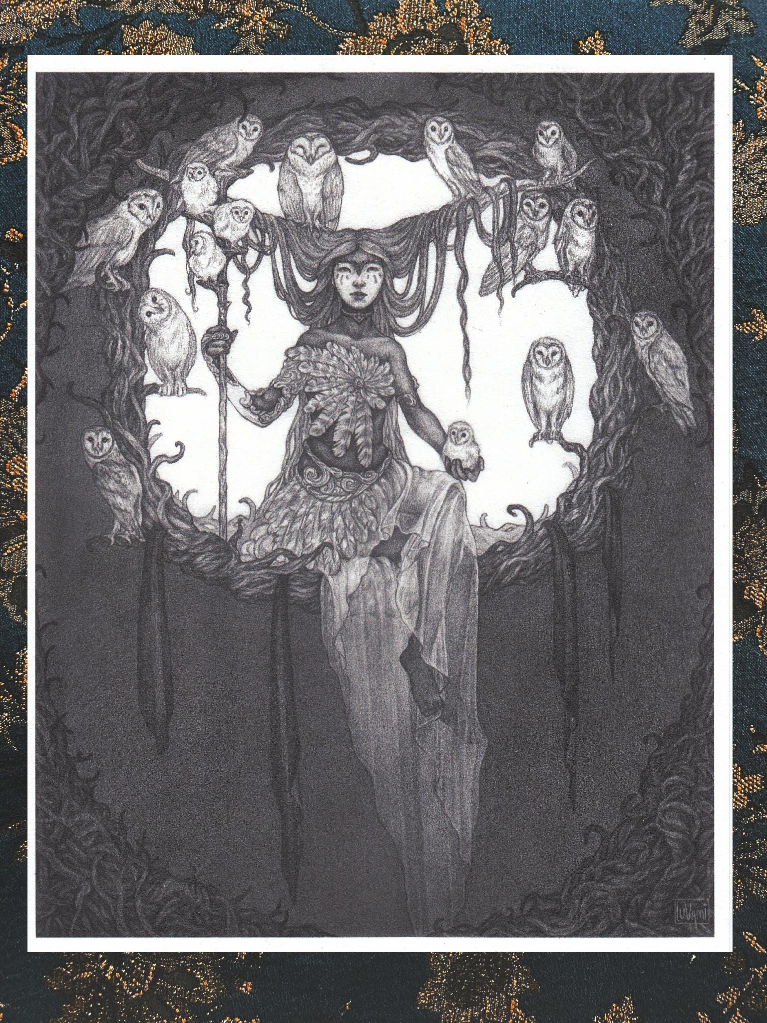 Empress of Barn Owls - Print