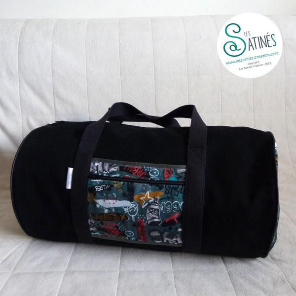 Sac polochon enfant Street - personnalisable prénom