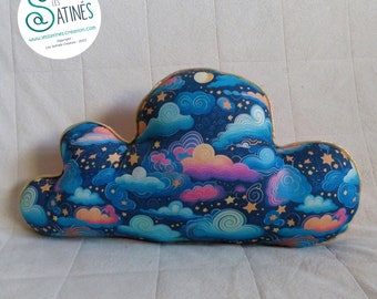 Coussin déco Nuage rose