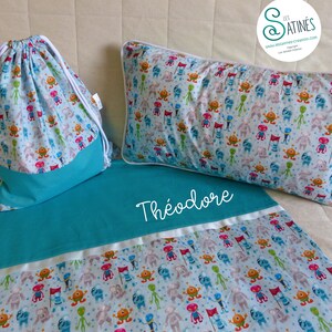 Kit rentrée Maternelle Sieste Petits aliens - personnalisable prénom