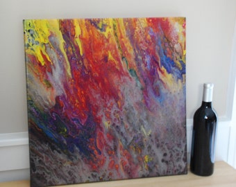 acrylic paint pours on canvas acrylic paint pours on canvas
