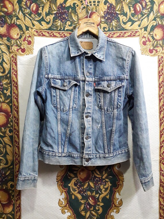 vintage levi's denim trucker jacket