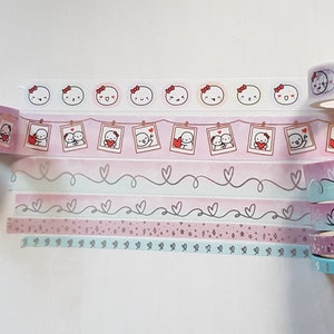 60cm / 24 "sample - Valentine washi tape, folie washi tape, Once More With Love washi tape, Masking tape, Planner decoratie, Journal, Bujo