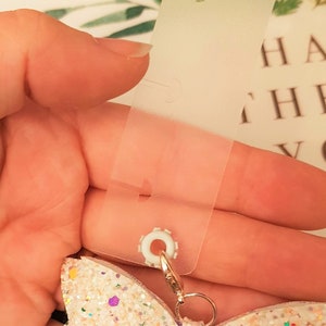 Porta dijes para agenda, truco con dijes, encuadernado con anillas, marcapáginas encuadernado con discos, marcapáginas, suministros para diario, accesorios para agenda, accesorio con broche