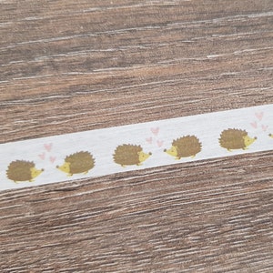 60cm / 24 "monster - Egel washi tape, Herfst, Herfst, Masking tape, Planner decoratie, Journal accessoires, Bujo benodigdheden, Snail mail