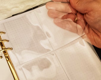 A5 Planner Pocket: Kartenhalter mit 4 Fächern