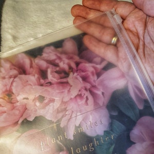 Estuche grande Happy Planner, bolsillo con cremallera, estuche transparente para calcomanías, almacenamiento de calcomanías, estuche para guardar, bolsillo para planificador, planificador con encuadernación en disco, tamaño carta
