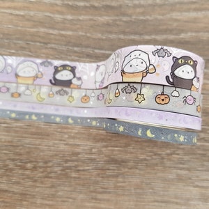60cm / 24 "monster - Halloween washi tape, EMAS washi, Karakter washi tape, Verijdeld, Planner decoratie, Journal accessoires, Bujo benodigdheden