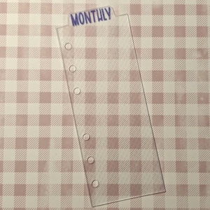 Personalisiertes Lesezeichen: Gefrostet, Schwarz, Klares PVC