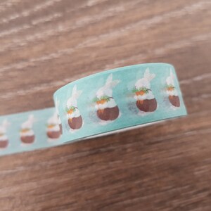 60cm / 24 "monster - Paashaas washi tape, Lente, Masking tape, Konijn, Dier, Pasen, Planner decoratie, Bullet journal supply, Bujo