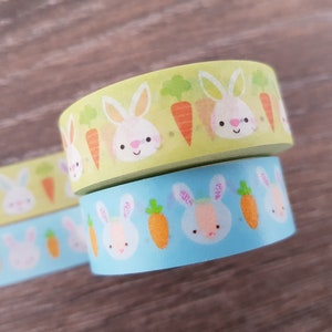 60cm / 24 "monster - Paashaas washi tape, Wortel, Masking tape, Konijn, Pasen, Planner decoratie, Bullet journal supply, Doodlebug