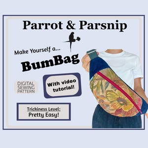 Bumbag Sewing Pattern with Video Tutorial (PDF Download)