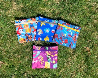 Reusable Snack Bag, Sandwich Bag Made with ProSoft FoodSAFE® Certified Waterproof PUL