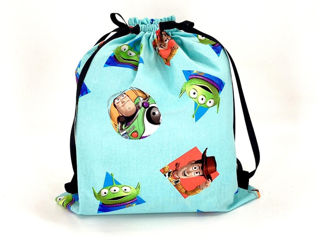 Toy Story Gift Bag, Drawstring Backpack, Reusable, Eco Friendly Gift