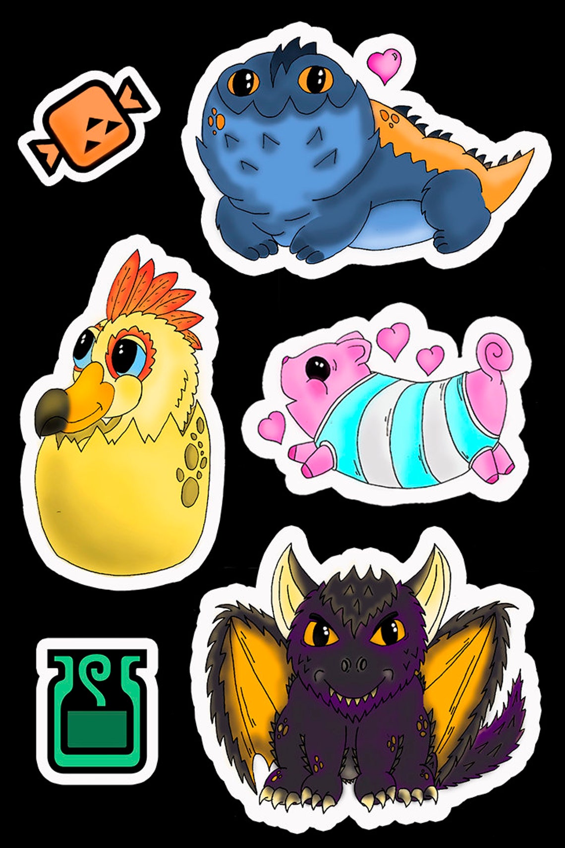 Monster Hunter World Sticker Sheet - Etsy