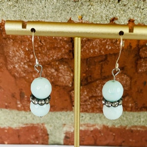 Light Blue Jade earrings