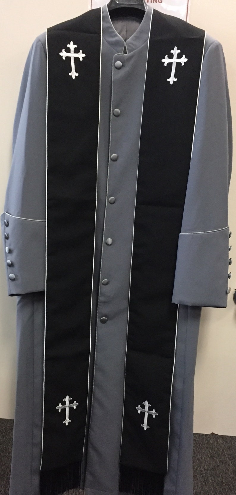 Clergy Robe Mens Cassock Pastor Robe, Cassock, Clergy Robe Pastor Robe