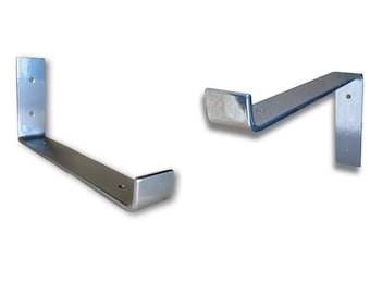 Chrome scaffold board shelf brackets - 100mm - 325mm - Coloured