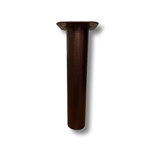 Antique Copper Round Metal Table Legs | Bench Legs |Bar  200mm -1000mm