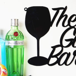 The  Gin Bar - Metal Sign