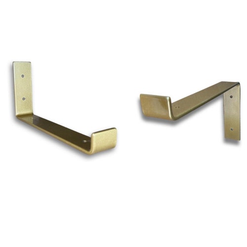 Gold Scaffold Board Shelf Brackets 100mm 325mm Coloured Etsy UK