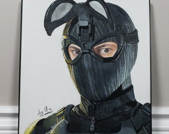 32+ Pencil Spider Man Far From Home Stealth Suit Drawing Gif