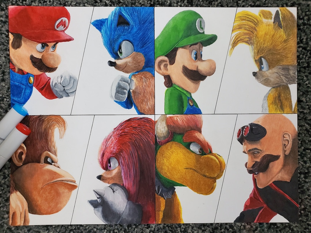 Mario Sonic Luigi Mario Sonic And Luigi Spidey, Sonic, Mario