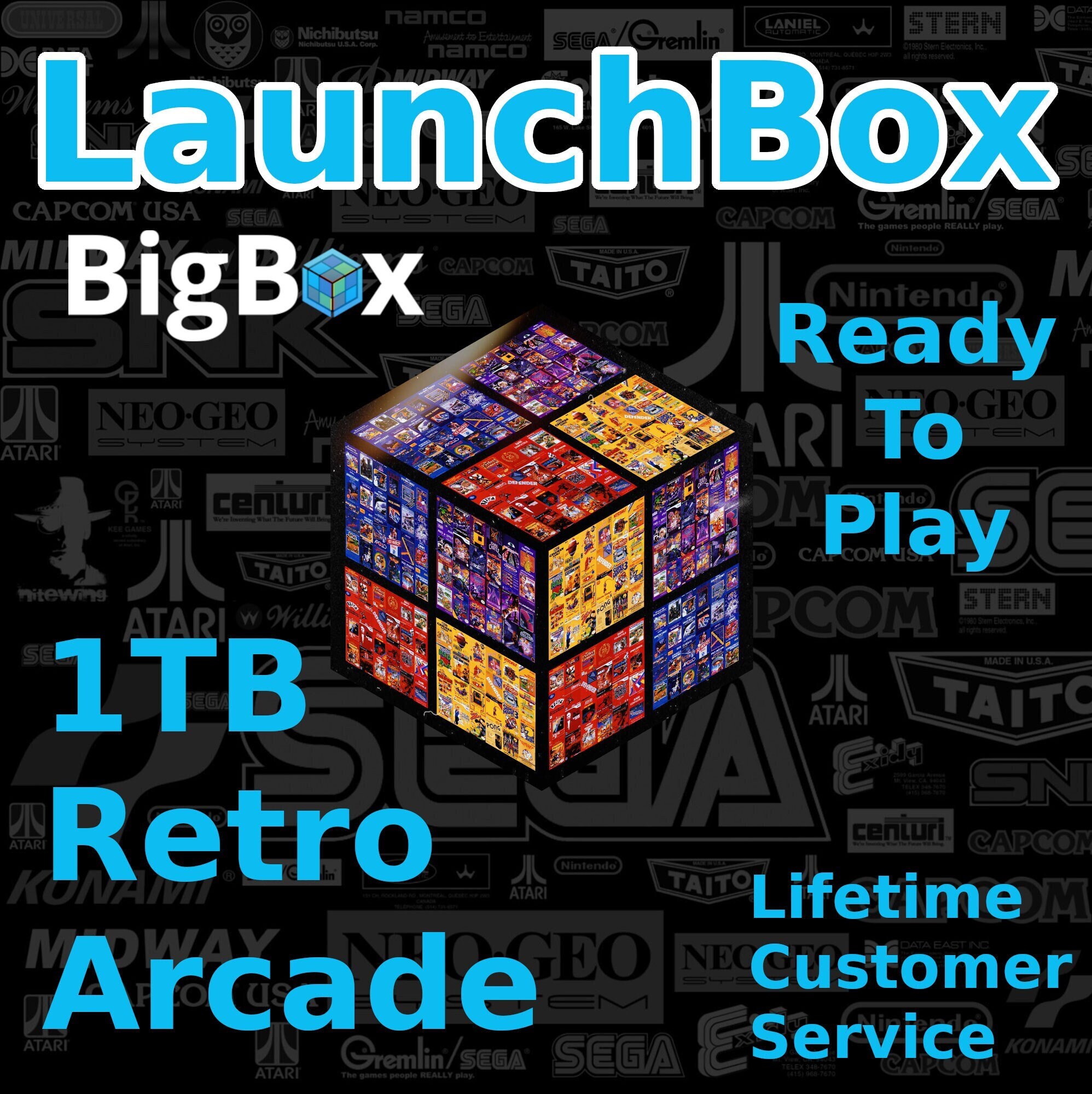 Launchbox/bigbox 1TB Game System for Windows PC Bigbox Etsy