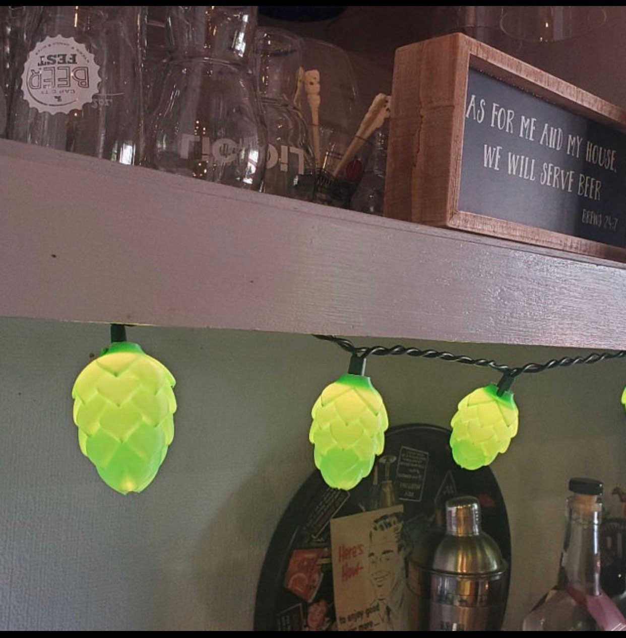 Beer Hop Christmas Light String - Etsy