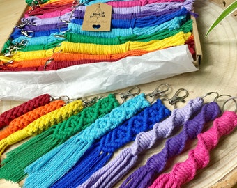 Big Macrame DIY Kit - 27 keychains and 3 different patterns