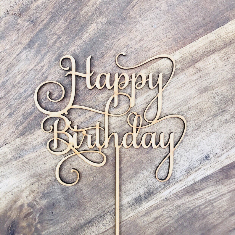 Download Party Decor Download Svg File Cutting File Happy Birthday Cake Topper Birthday Topper Cake Decoration Cake Decorating Cake Toppers Birthday Cake Topper Paper Party Supplies