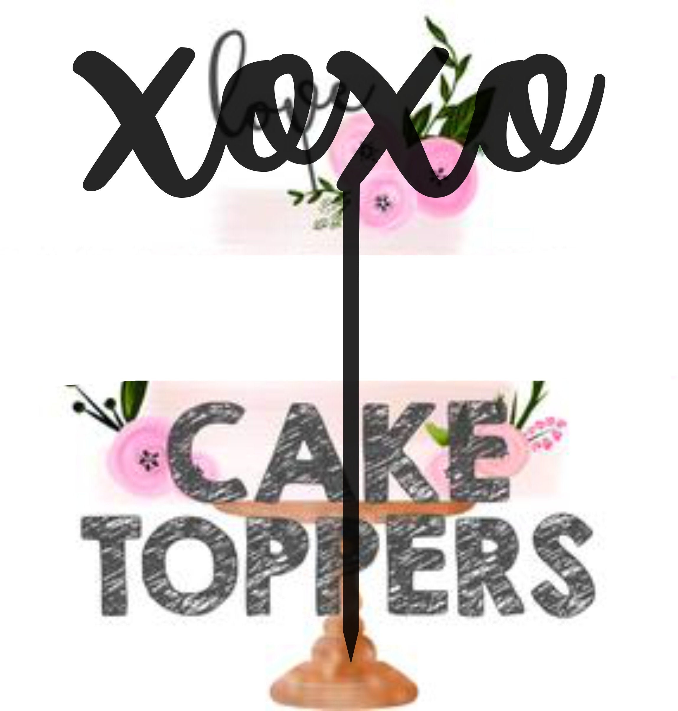 xoxo Cake Topper love Cake Toppers Cake Decoration Cake Topper Cake Decoration Misc 7