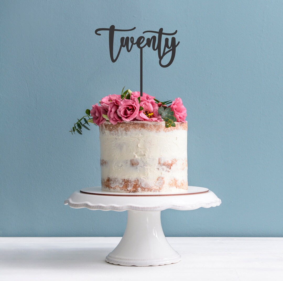 Gyufise Decoración Para Pastel De Cumpleaños Número 40, Diseño De