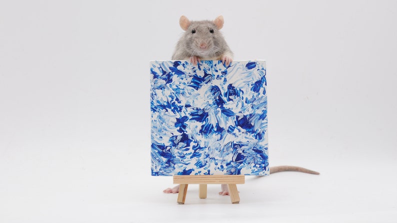 Rat Painting 5x5 image 6