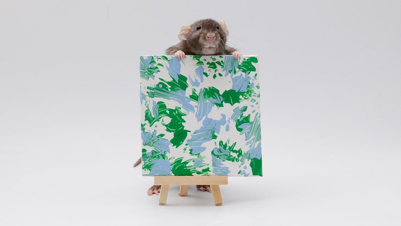 Rat Painting 5x5 image 8