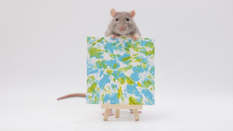 Rat Painting 5x5 image 9