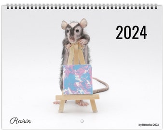 Paw Paintings Pet Rat Calendar (US & CA)