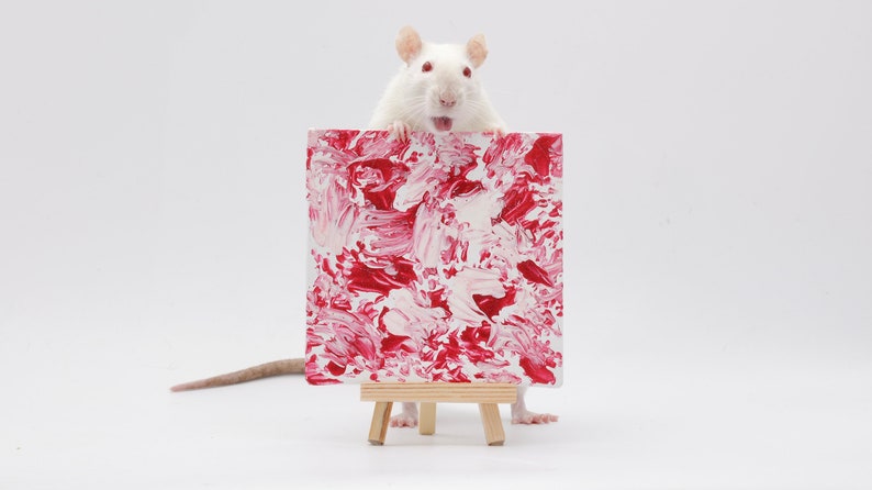 Rat Painting 5x5 image 5