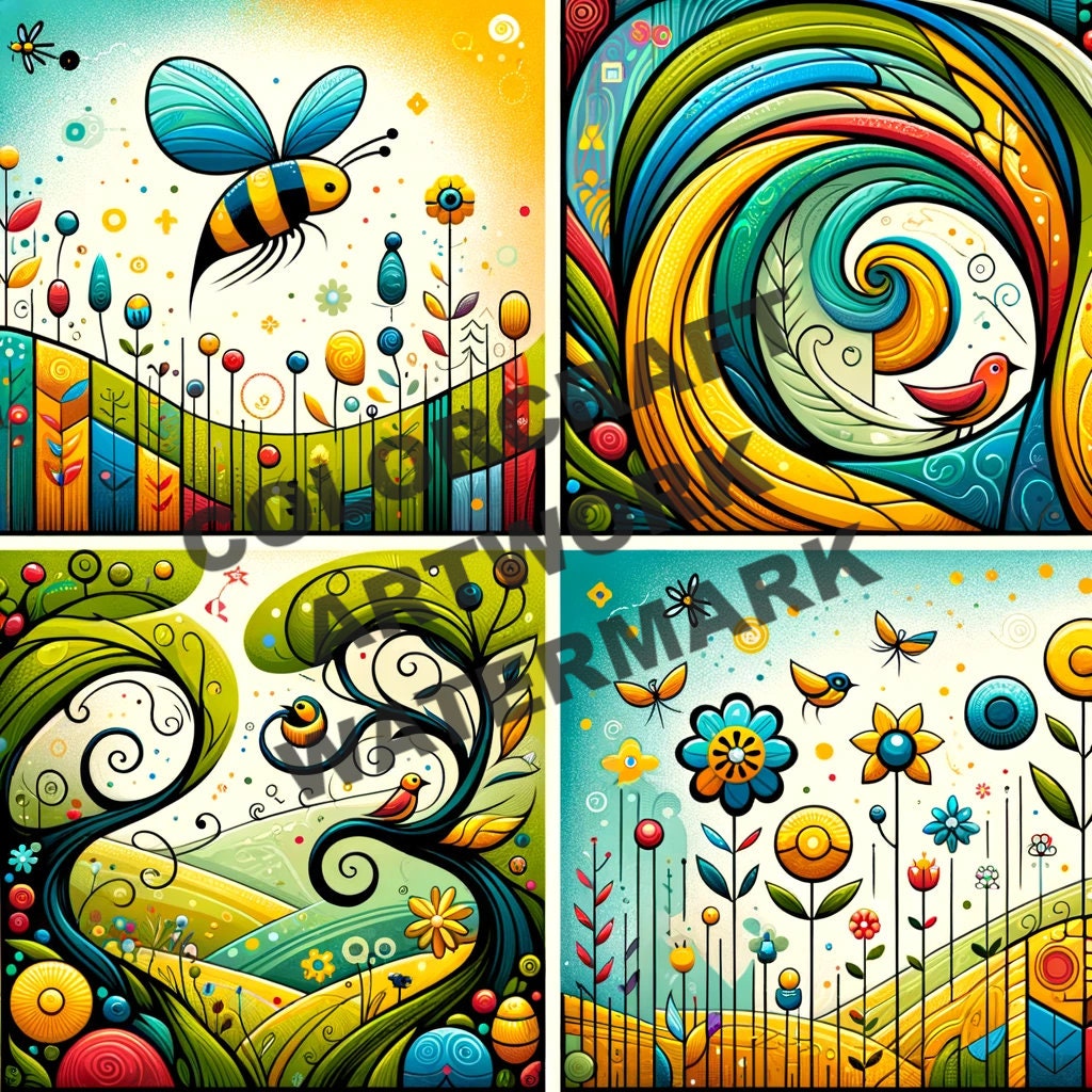 16 High-res Digital Art Bundle for Puzzle - Etsy
