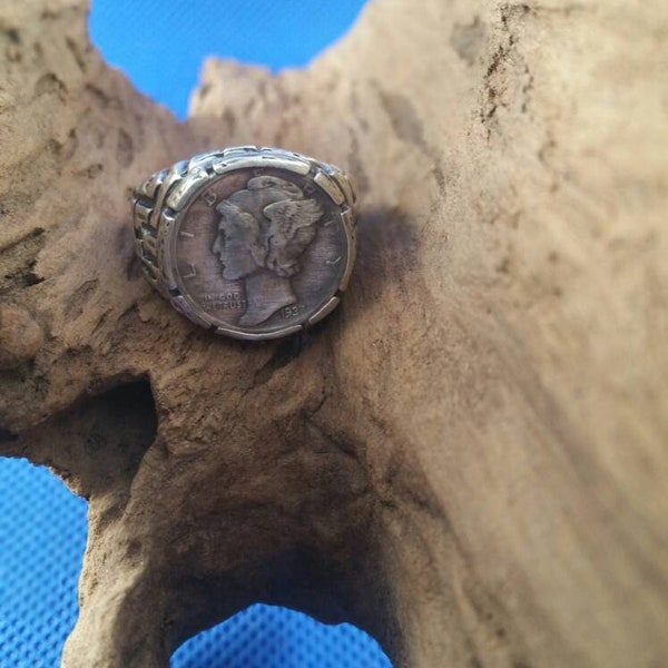 Antique Coin Ring Etsy