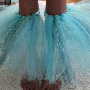 Mermaid Tail Fins Tutu Fantasy Cosplay Festival Halloween Festival Leg Warmers,
