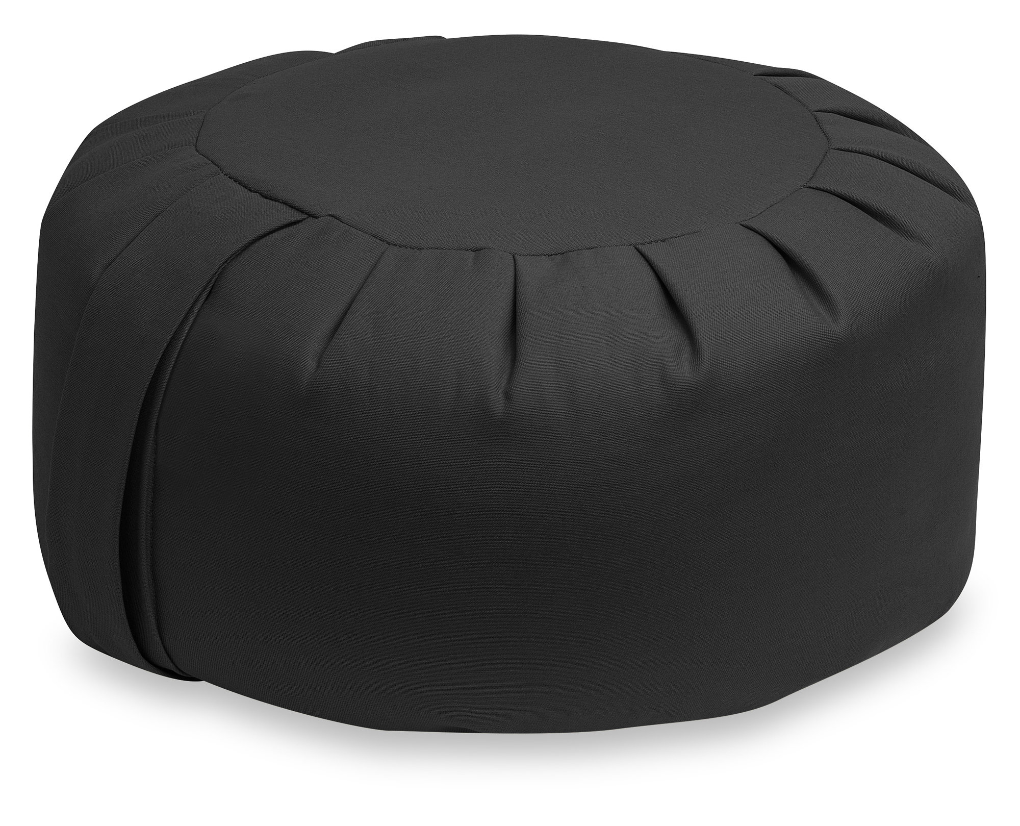 Zafu Meditation Cushion Large Size Buckwheat filled Zen Black Etsy