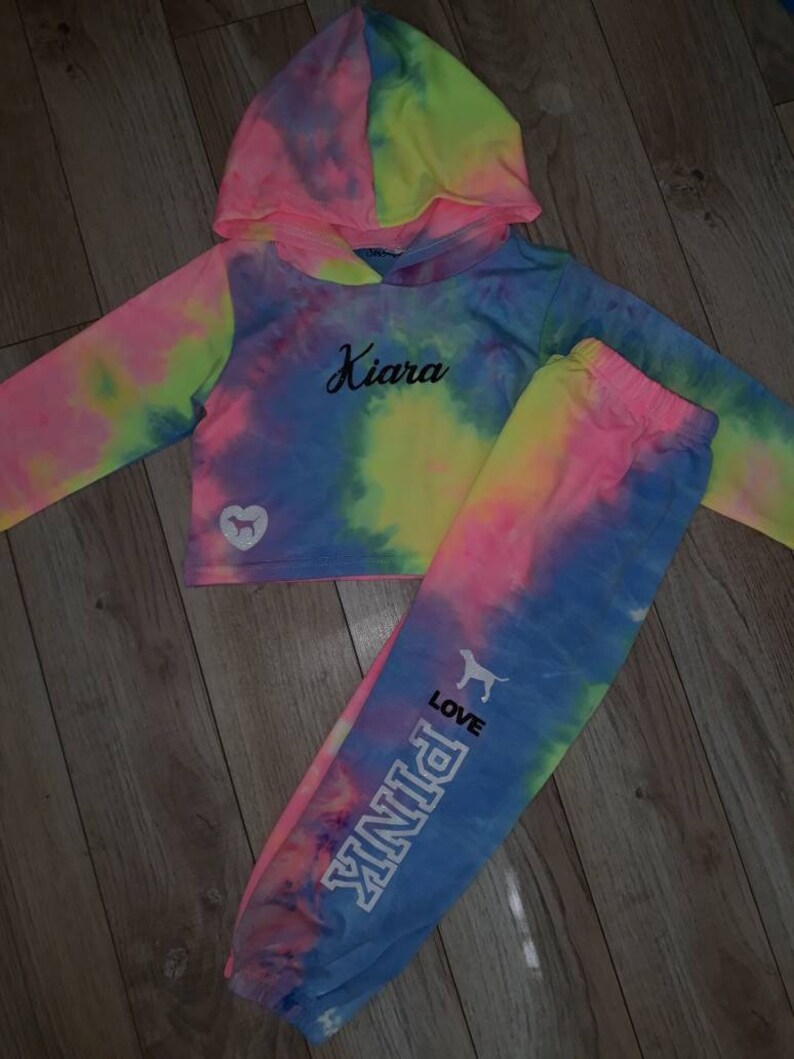 Mommy and Me Matching Tye Dye Hoodie Set PINK Inspired Tie | Etsy