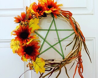 Lughnasadh Fall Pagan Wreath