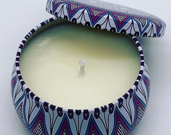 Multicolor Decorative Candle Tins